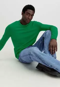 Джемпер hessnatur, зеленый