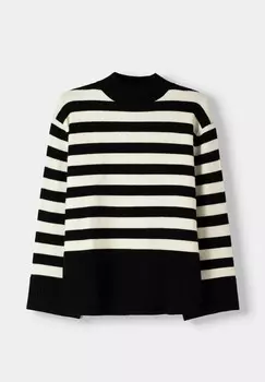 Джемпер HIGH NECK Bershka, черный