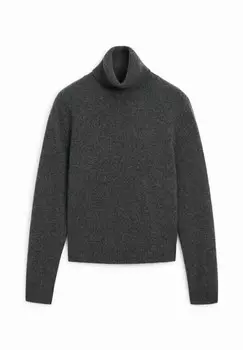 Джемпер HIGH NECK Massimo Dutti, серый