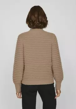 Джемпер HIGH NECK VILA, бежевый