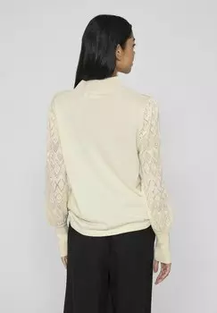 Джемпер HIGH NECK VILA, молочный
