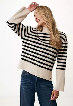 Джемпер HIGH NECK WITH STRIPES Mexx, черный
