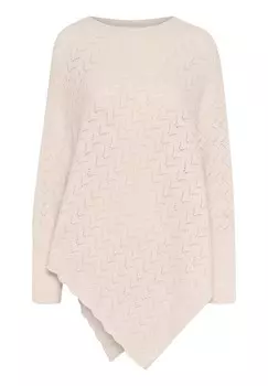 Джемпер HOLIDAY O-NECK PONCHO Cream, бежевый