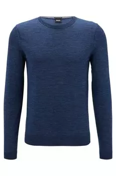Джемпер Hugo Boss Slim-fit In Virgin Wool, синий