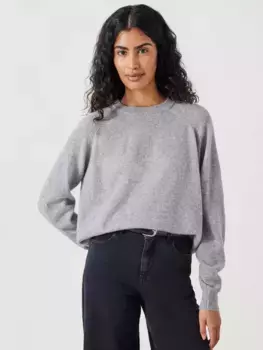 Джемпер HUSH Jasmine Cashmere Rib, серый