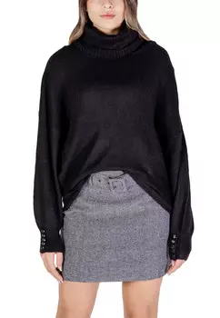 Джемпер ICHI свободного кроя, черный