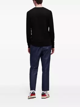 Джемпер Ikonik 2.0 с круглым вырезом Karl Lagerfeld, черный