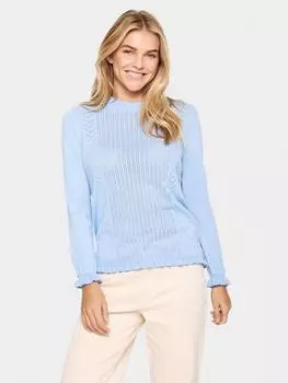 Джемпер ilona pointelle Saint Tropez, цвет Chambray Blue