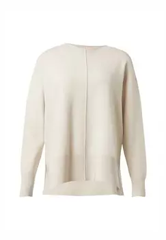 Джемпер IM BOXY-SCHNITT comma casual identity, бежевый