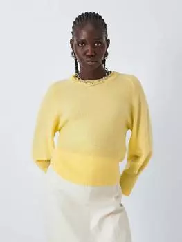 Джемпер из богатой шерсти чела Marella, желтый