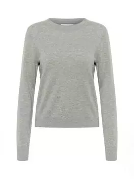 Джемпер из богатой шерсти джейлин Part Two, цвет Grey Melange