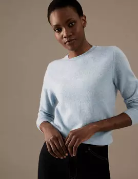 Джемпер из чистого кашемира с круглым вырезом Autograph