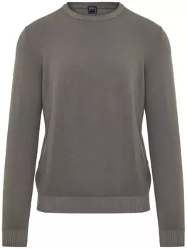 Джемпер из хлопка Fedeli, серый