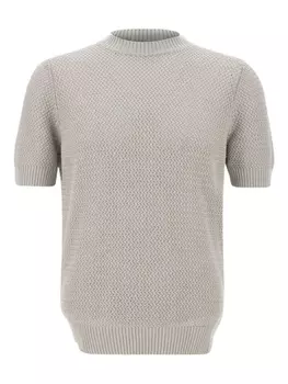 Джемпер из хлопка Filippo De Laurentiis, нейтральный