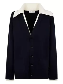 Джемпер из хлопка Lanvin, синий