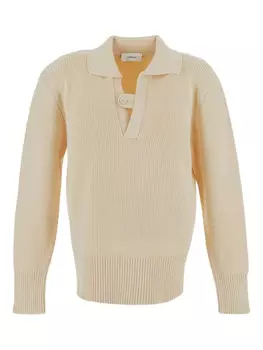 Джемпер из хлопка Lardini, нейтральный