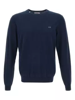 Джемпер из хлопка Sun68, синий