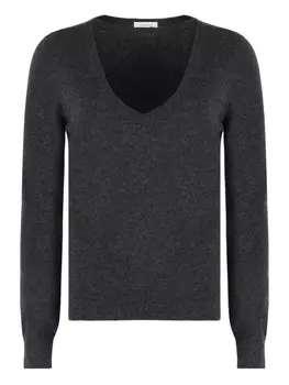 Джемпер из кашемира и шерсти Malo, серый