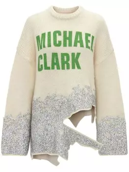 Джемпер из коллаборации с Michael Clark JW Anderson, белый