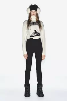 Джемпер из коллекции ski из шерсти и кашемира ZARA, экрю