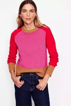 Джемпер из мериносовой шерсти Оливия Boden, розовый