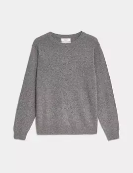 Джемпер из очень тонкой овечьей шерсти с круглым вырезом Marks & Spencer