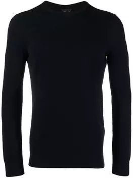 Джемпер из органического хлопка с длинными рукавами Paul & Shark, синий