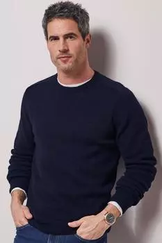 Джемпер из овечьей шерсти Cotton Traders, синий