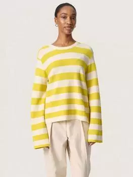 Джемпер из ребристой ткани в полоску от лидии Soaked In Luxury, цвет Snake Eye