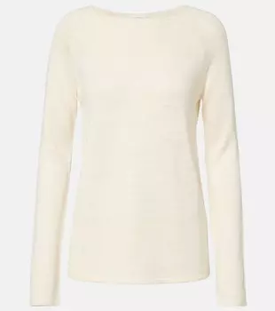 Джемпер из шелка Jipin The Row, экрю