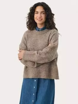 Джемпер из смеси шерсти lulya Part Two, цвет Mink Melange