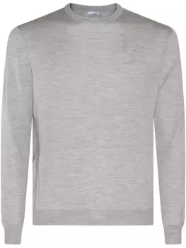 Джемпер из смесового шелка Malo, серый