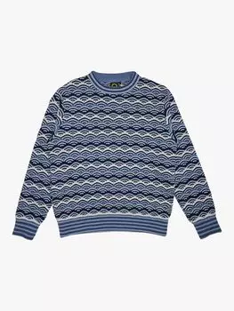 Джемпер из смесовой шерсти Comber Deus ex Machina, мауи блю