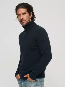 Джемпер из смесовой шерсти с начесом и высоким воротником Superdry