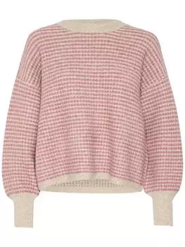 Джемпер из текстурированной смеси шерсти ellery KAFFE, цвет Feather Grey/Rose