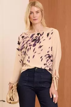 Джемпер из тонкой пряжи смешанного плетения Love & Roses, розовый