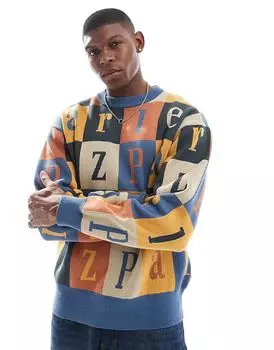 Джемпер из трикотажа с логотипом в многоцветном исполнении Parlez