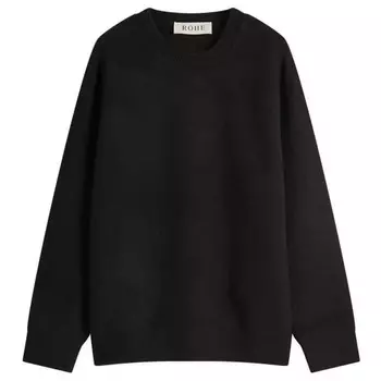 Джемпер из вареной шерсти Rhe, черный