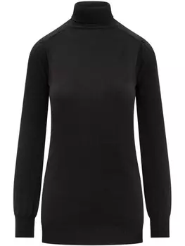Джемпер из вирджинской шерсти Calcaterra, черный