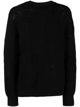 Джемпер из вирджинской шерсти с логотипом DOLCE & GABBANA, черный
