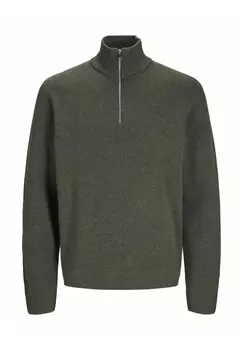 Джемпер Jack & Jones PREMIUM, темно-зеленый