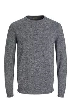 Джемпер Jack & Jones с круглым вырезом, серый