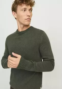 Джемпер Jack & Jones, зеленый