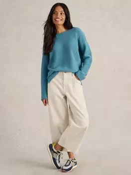 Джемпер jana mix stitch White Stuff, синий