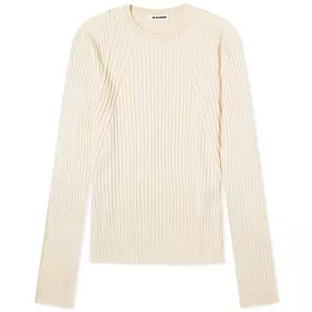 Джемпер Jil Sander Rib, светло-бежевый