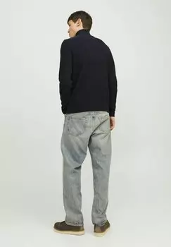 Джемпер JJCRAIG HALE ZIP Jack & Jones, темно-синий