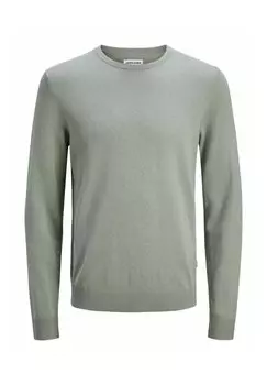 Джемпер JJEEMIL CREW NECK NOOS Jack & Jones, светло-зеленый