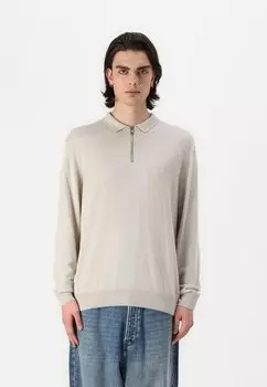 Джемпер JJEEMIL HALF ZIP Jack & Jones, бежевый