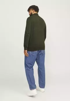 Джемпер JJEEMIL ROLL NECK Jack & Jones, темно-зеленый