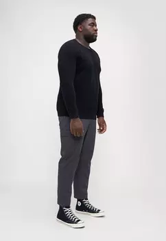 Джемпер JJEHILL CREW NECK Jack & Jones, черный